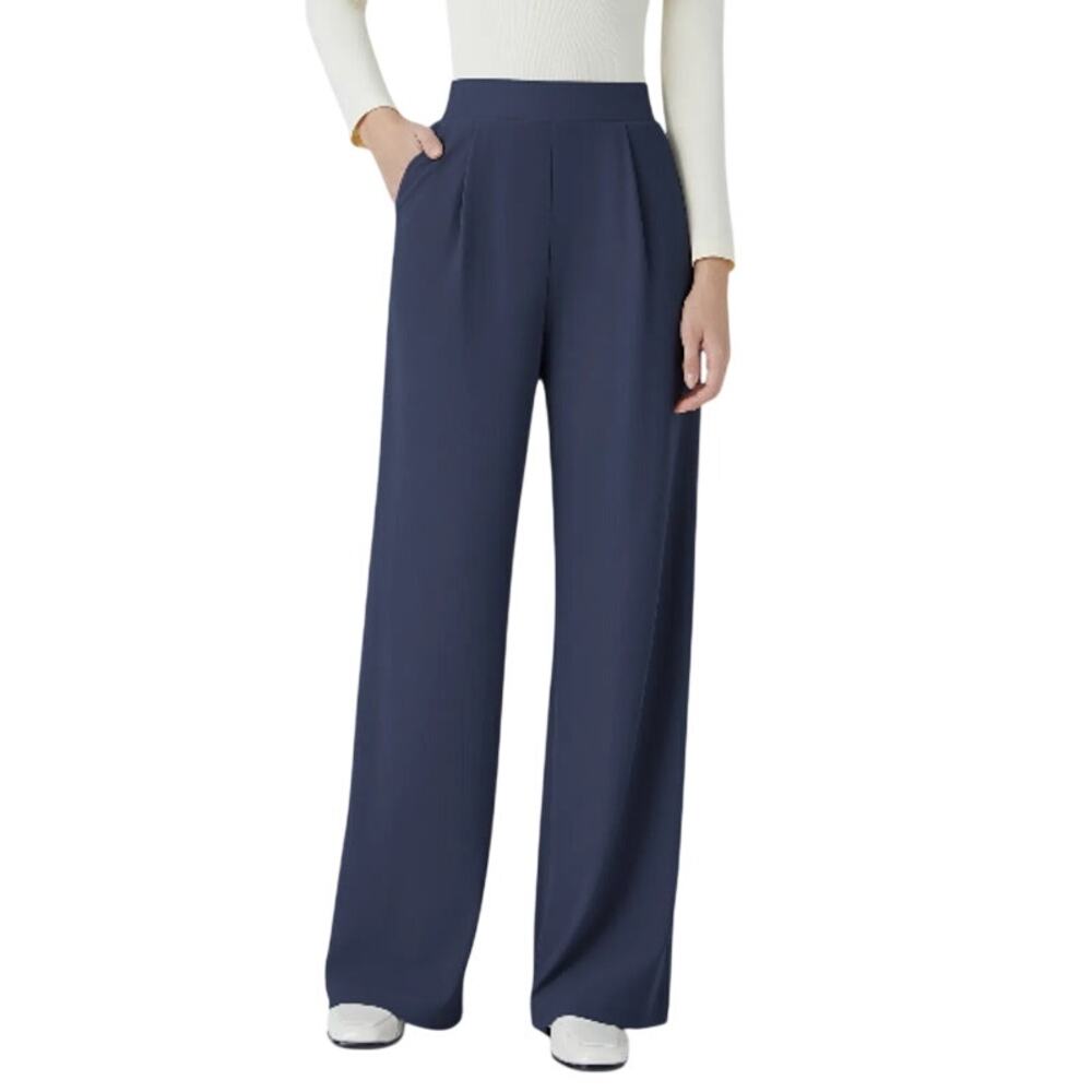 Halara Flex High Waisted Body Sculpt Waist-Slimming Pocket Wide Leg Pants